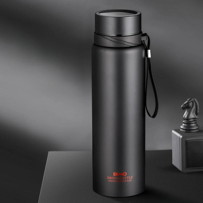 Description Picture 2 of item1L Thermal Water Bottle Keep Cold and Hot Flask Stainless Steel Coffee Water Tea Insulated Cup Leakage-proof for Office Home