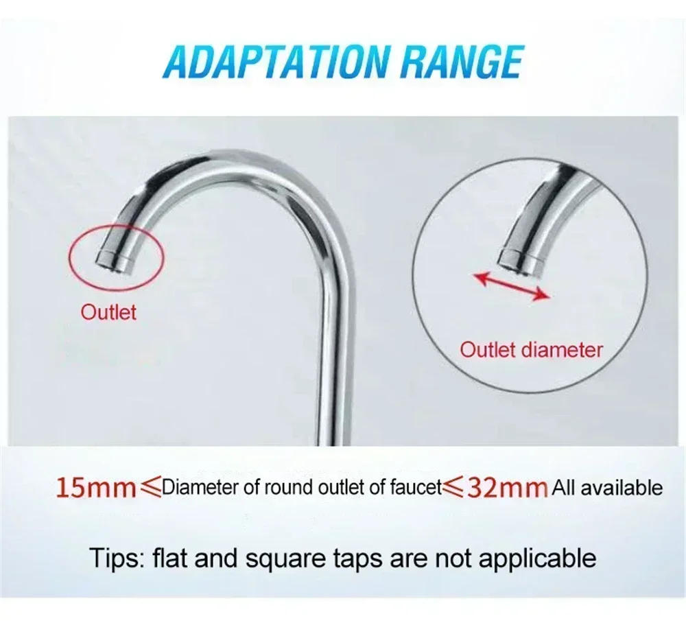 Description Picture 5 of item5-layers Purifier Tap Filter Water Saving Kitchen Faucet Bubbler Activated Carbon Filtration Shower Head Nozzle Cleaning Filters