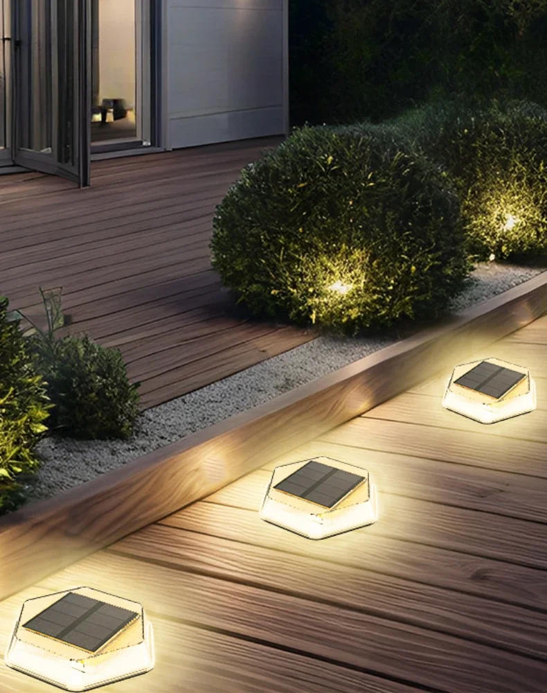 Description Picture 2 of itemSolar Lawn Lamp Outdoor Garden Light Waterproof Powered Light Illuminate Home Courtyard Underground Decor Outside LED Lights