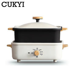 3 in 1 Multifunction Cooking Pot Octopus Ball Machine Non-stick Smokeless Griller Thermostatic Hotpot Boiler Temperature Control