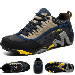 High Quality Outdoor Sport Hiking Shoes Men Women Trail Trekking Genuine Leather Mountain Climbing Shoes Waterproof Sneakers