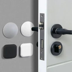 1-5Pcs Door Stopper Buffer Door Handle Self-adhesive Silica Gel Home Hardwares Silencer Security Safety Products Stops Stoppper