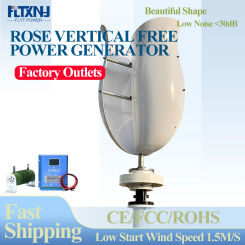 Factory 10000W 8000W Wind Turbine Generator 12V 24V 48V DC to 110V 220v 230V AC Home System Free Alternative Energy Controller