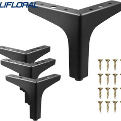 4pcs Modern furniture legs metal gold Black Iron Sofa Feet for Table Bed Chair Desk Dresser Cabinet support Furniture Hardware