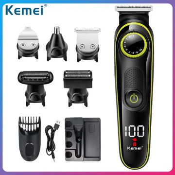 Electric Hair Clipper Multifunctional Trimmer For Men Electric Shaver For Men's Razor Nose Trimmer 5 In 1 Hair Cutting Machine