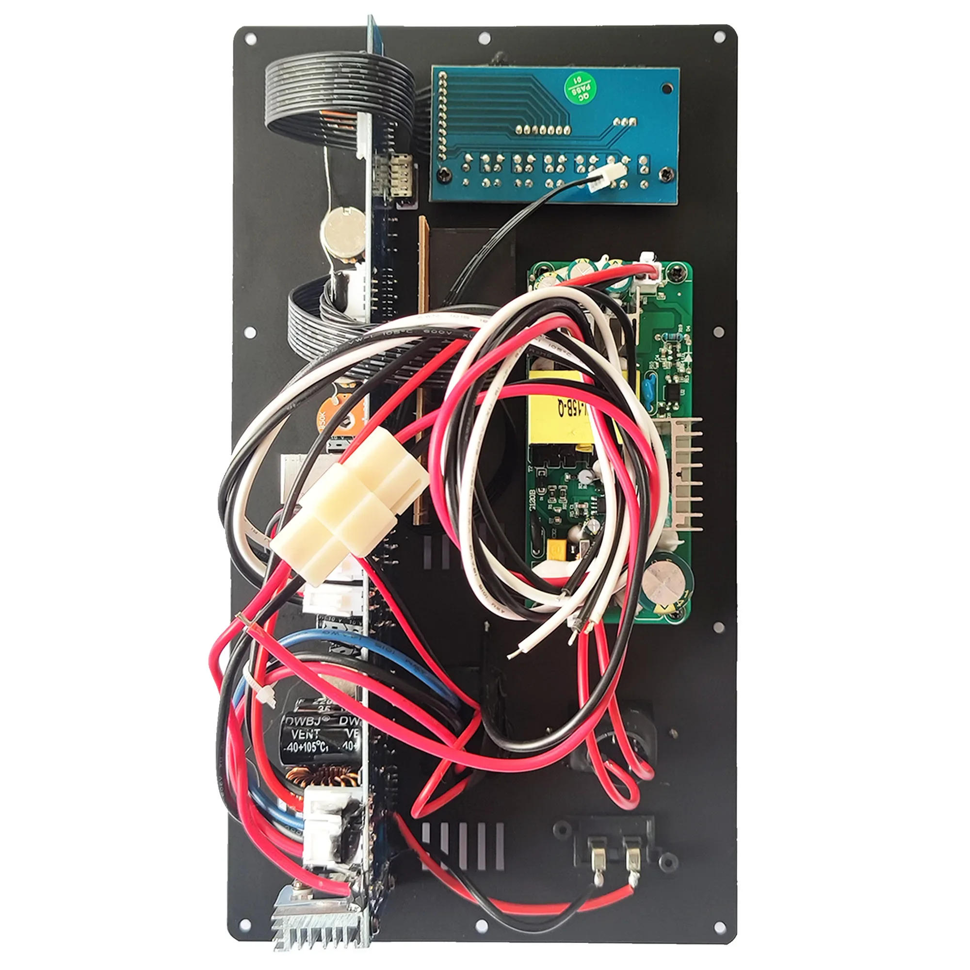 Description Picture 3 of item12V 110V 220V Digital Bluetooth 2.0 Stereo 2*150W 300W Amplifier Board for 8-18 Inch Speaker with Microphone Guitar In