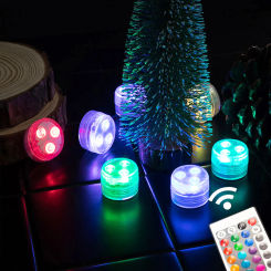 submersible led light remote control underwater tea lights candles lamp battery operated vase swimming pools decorative lighting