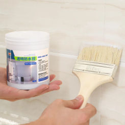 Transparent waterproof glue bathroom waterproof paint free brick glue acrylic pure acrylic waterproof material