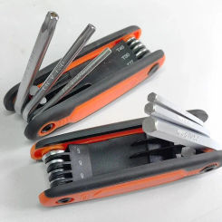 Alloy Steel Folding Hexagon Wrench & Screwdriver Set - Portable Flat Head Allen Wrench Tools for Ultimate Versatility
