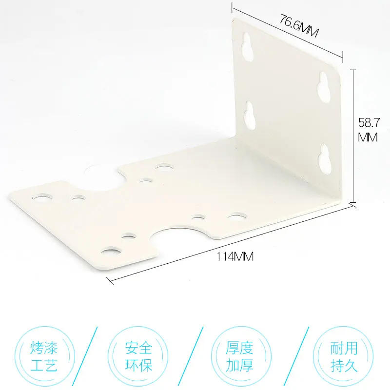 Description Picture 5 of item5-inch 10-inch 20-inch water purifier iron hanger single-stage front iron hanger 1.5MM-thick filter bottle accessories