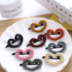 For Women Gifts For Girl Duckbill Clip Side Clip Love Heart Hair Clip Y2K Hair Barrettes Korean Style Hairpin Hair Accessories