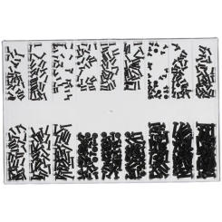 M1.2 / M1.4 / M2.0 Small Screws 18 Kinds Stainless Steel Mini Screws Assortment Kit Black Micro Screws Set Sunglasses