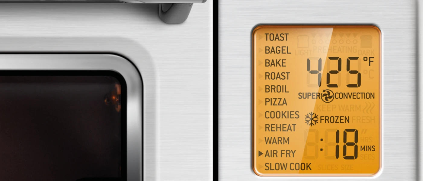 Description Picture 5 of itemSmart Oven Air Fryer, Convection Countertop Oven, Air Fryer Toaster Oven Combo, BOV860DBL, Damson Blue