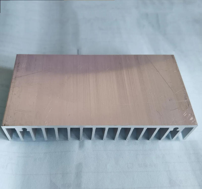 Description Picture 2 of itemHot Aluminum Alloy Heatsink Cooling Pad For High Power LED IC Chip Cooler Radiator Heat Sink for LED COB Light 100*18*L50MM