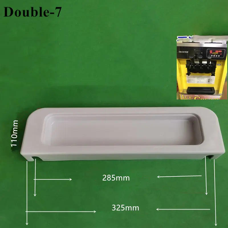 Description Picture 2 of item1 Piece Water Dripping Basin White Drip Tray Accessory Guangli Soft Serve Icecream Machine Fitting