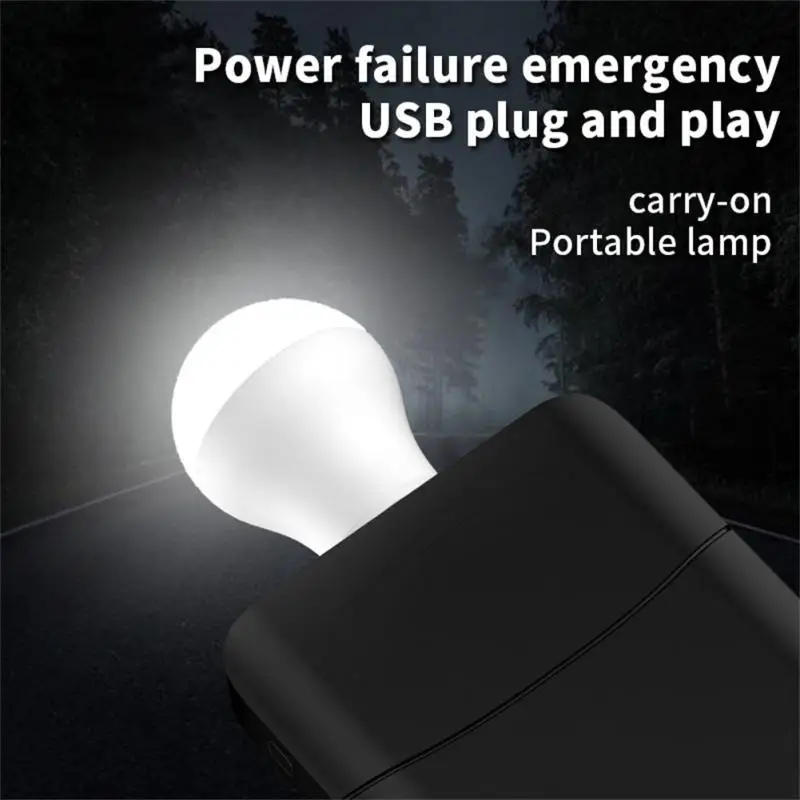 Description Picture 5 of item2pcs USB Plug Lamp Mini LED Night Light Book Light Computer Mobile Power Bank Charging Lamp 5V Eye Protection Reading Light