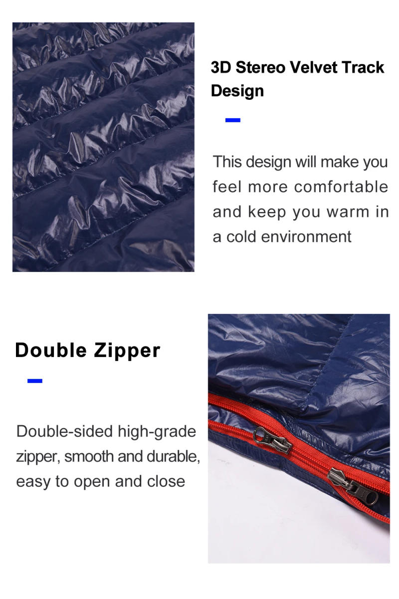 Description Picture 5 of itemWidesea Camping Ultralight Sleeping Bag Down Waterproof Lazy Bag Portable Storage Compression Slumber Bag Travel Sundries Bag