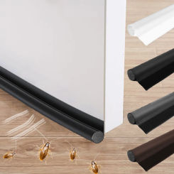 House Door Draft Stopper Weather Stripping Door Sweep Adjustable Under Door Draft Blocker Weatherstrip Insect Prevention Entry