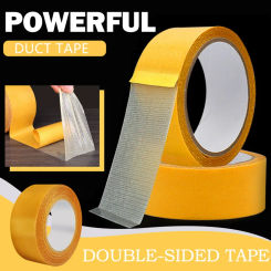 Double Sided Tape Strong Traceless Adhesive Waterproof Fixation Mat Carpet Tape Translucent Mesh High Viscosity Tapes 5M/10M