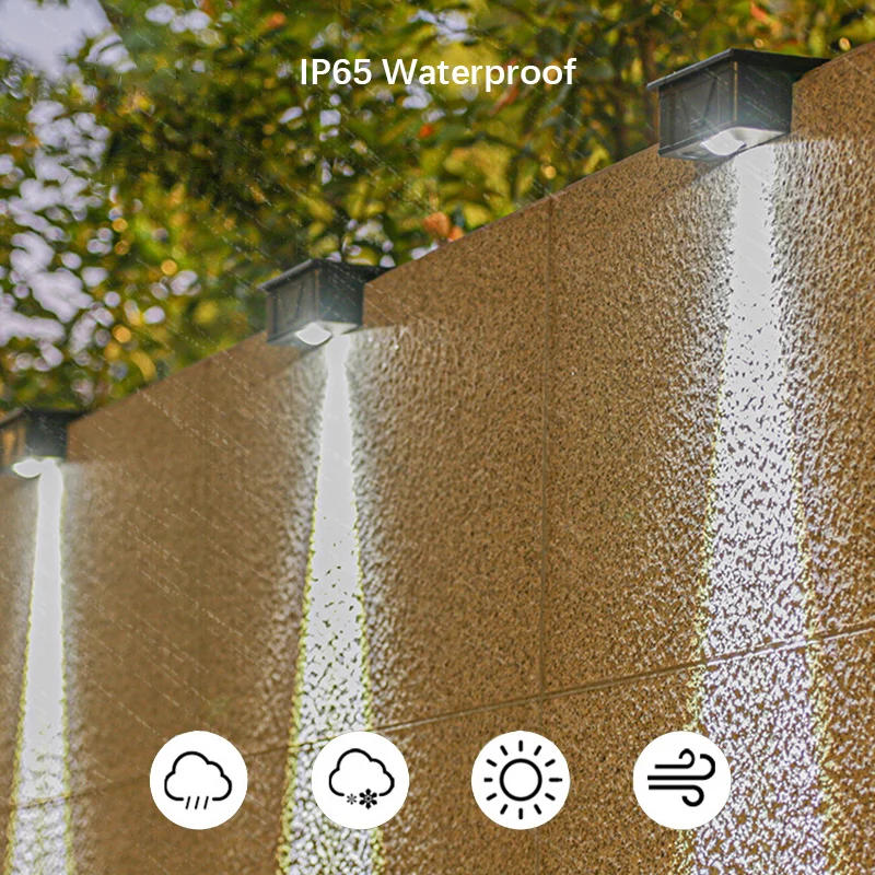 Description Picture 6 of itemWaterproof solar wall lamp outdoor 1/2/3 LED solar spotlight IP65 decorative courtyard garden villa street staircase
