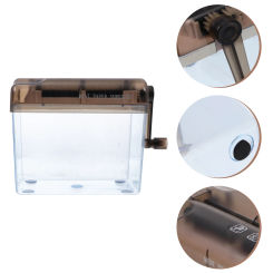 Paper Shredder for Home Desktop Manual Hand Crusher Crank Cutting Tool Mini A4 Mother Office