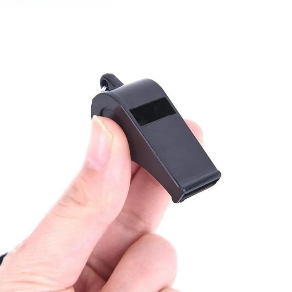 Description Picture 3 of itemHigh Quality Black Whistle Referee Game Halter Whistle Outdoor Travel Hiking Whistle Suitable For Basketball Volleyball Games