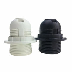 1PCS E27 Bulb Base Plastic Full Screw Socket Chandelier Socket Shade Ring For Bar Coffee Shop DIY Lighting Accessories 250V 4A