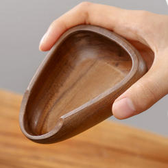 Coffee Beans Dose Trays Solid Wood Walnut Bean Shovel Scoops Measure Tea Separator Vessel Espresso Kitchen Accessories