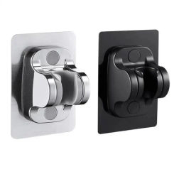Self-adhesive Shower Holder Adjustable Punch Free Bathroom Shower Bracket Gel Wall Mounted Stand Bathroom Accessories