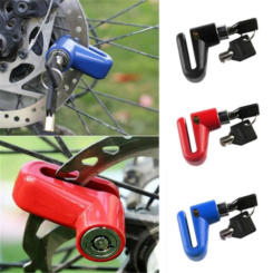 Bicycle Lock Electric Vehicles Locks Anti-Theft Wheel Brake Lock Portable Outdoor Bike Riding Padlock Security Accessories