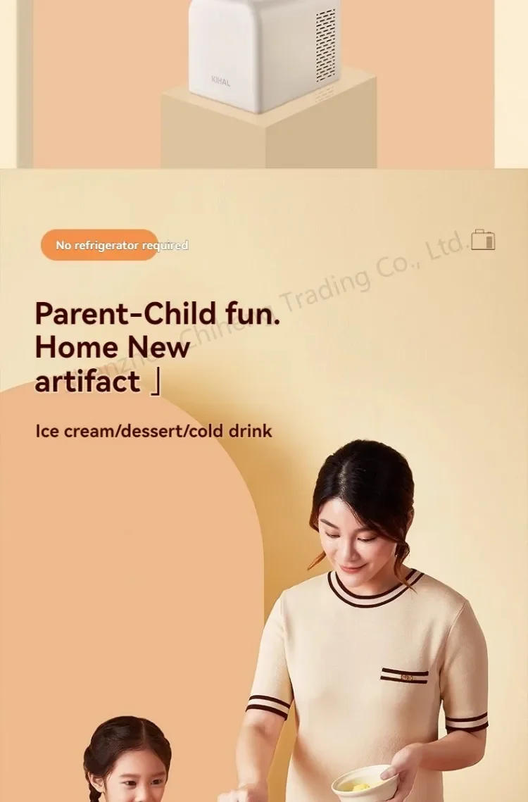 Description Picture 4 of itemHousehold Ice Cream Machine Small Fully Automatic Cold Drink Milkshake Machine Intelligent Temperature Control and Low Noise