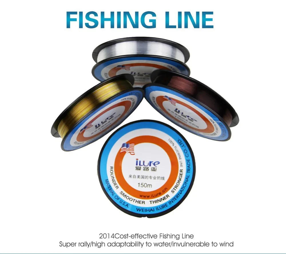 Description Picture 2 of itemFishing Line 150M Fluorocarbon Rope Wire Carbon Fiber Leader Saltwater Fly Line Super Strong Monofilament Nylon Carp Fish Line