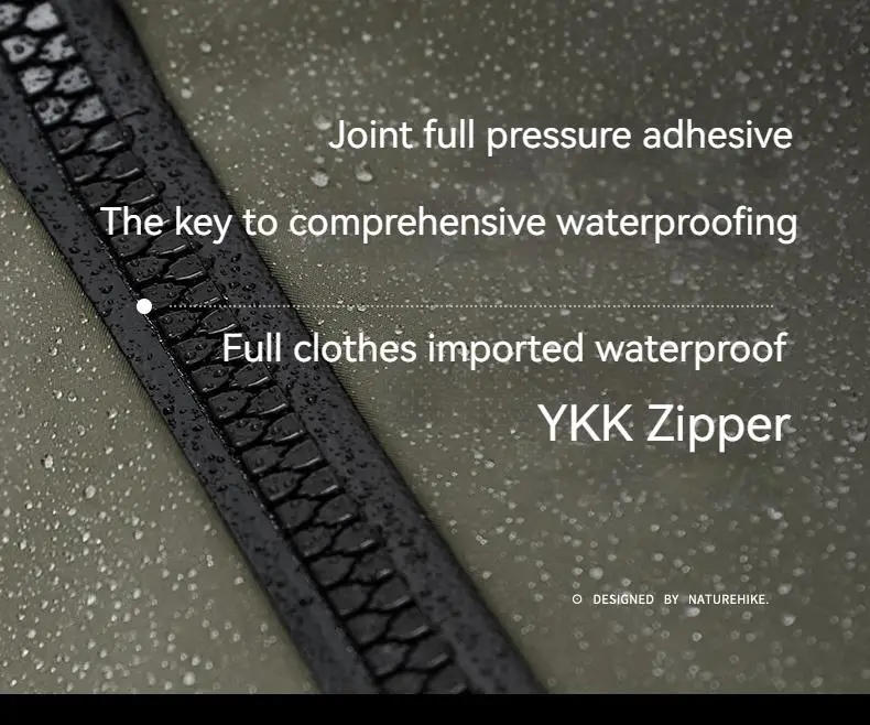 Description Picture 5 of itemNaturehike Outdoor Sport Trousers Waterproof Windproof Pants Breathable with Side Zipper Camping Climbing Hiking Lightweight