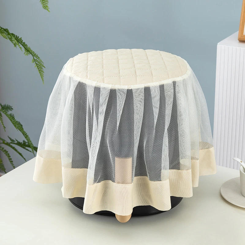 Description Picture 6 of itemUniversal Air Fryer Dust Cover Lace Rice Pot Cover Kitchen Appliances Electric Pressure Cooker Protector Dustproof Cover Decor