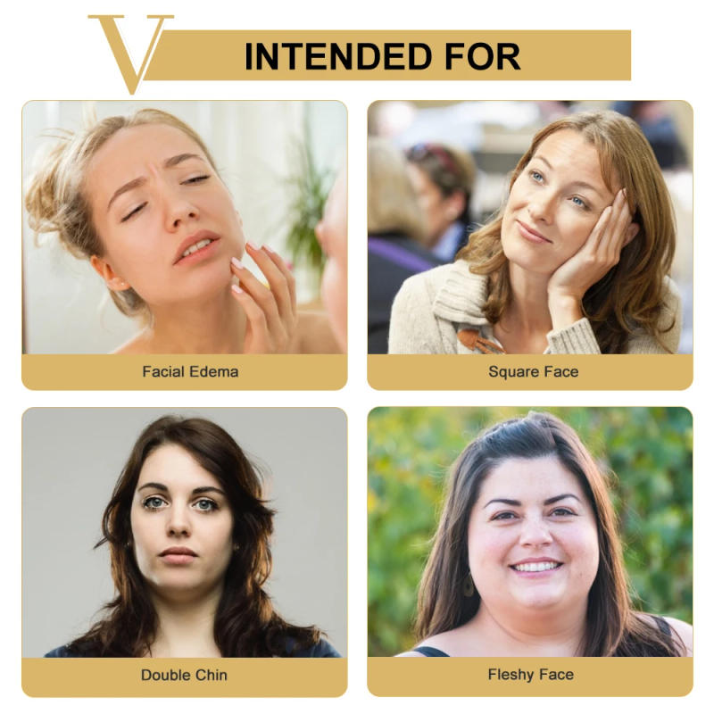 Description Picture 5 of item1-5pcs 4D V shape Lifting Face Mask Ear Hanging Chin Cheek Lift Facial Slimming Hydrogel Thin Face-Lifting Slimmer Mask