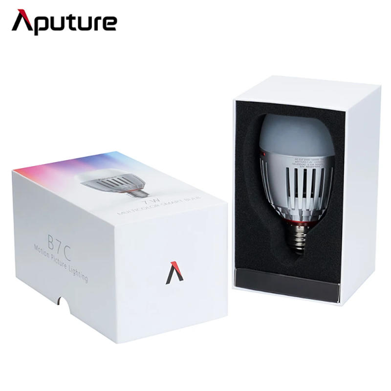 Description Picture 4 of itemAputure Accent B7C RGB Smart LED Light Bulb for Photographic Lighting Camera Dimming App Control Photography lights