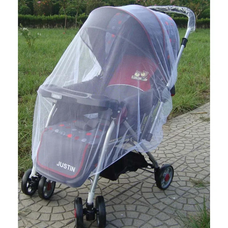 Description Picture 2 of itemMosquito Net For Baby Stroller Summer Pram Insect Shield Net Infants Pushchair Cart Safe Protection Mesh Pram Accessories