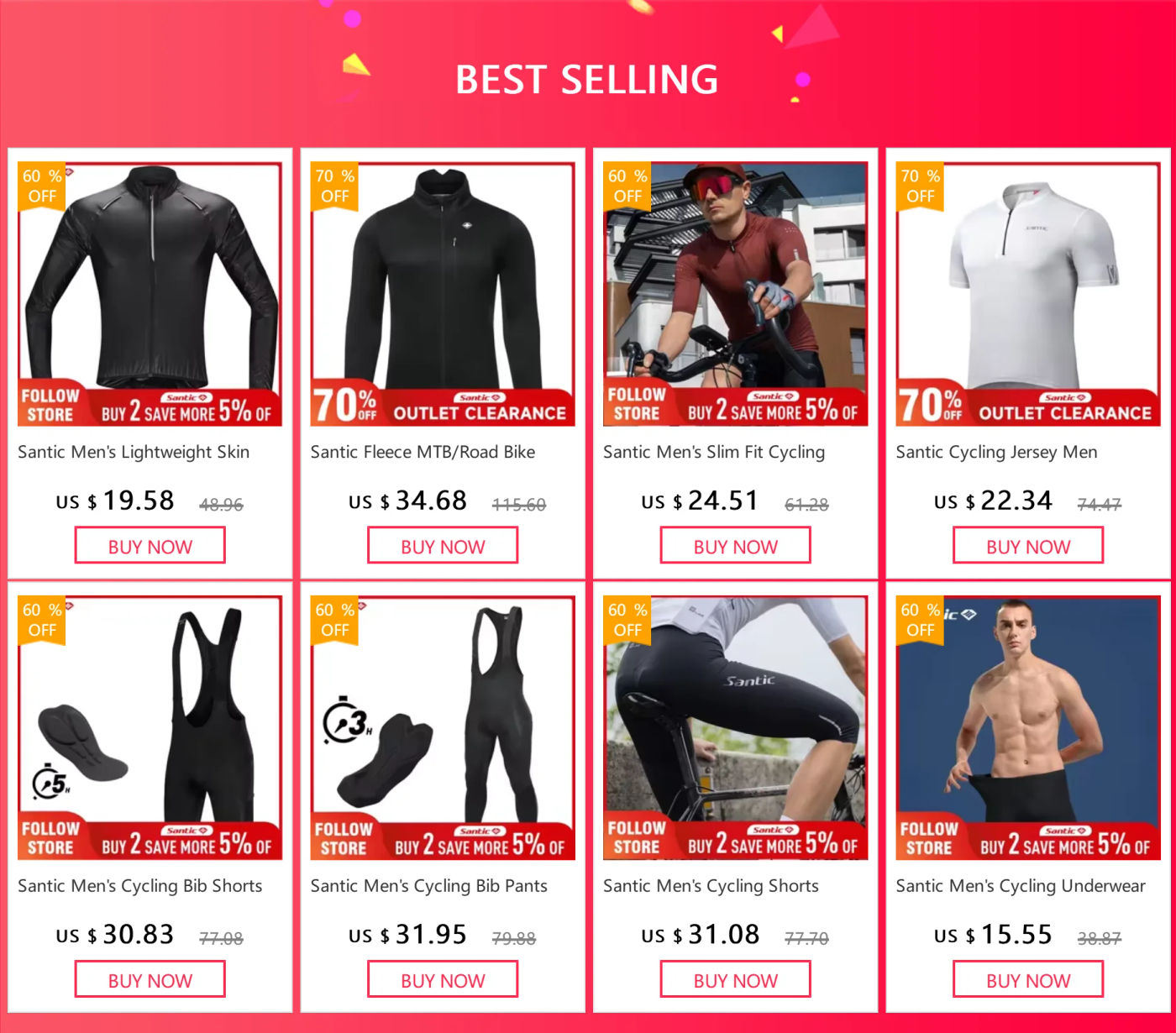 Description Picture 2 of itemSantic Men's Cycling Jersey Spring Autumn Seamless Long Sleeved Bicycle Clothing Outdoor Quick Dry MTB Road Riding Bike Jersey
