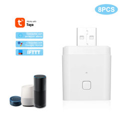 1/3pcs Tuya Micro Smart USB Adaptor Switch 5V Wifi USB Power Adaptor Smart Home Switch APP Voice Control For Alexa Google Home