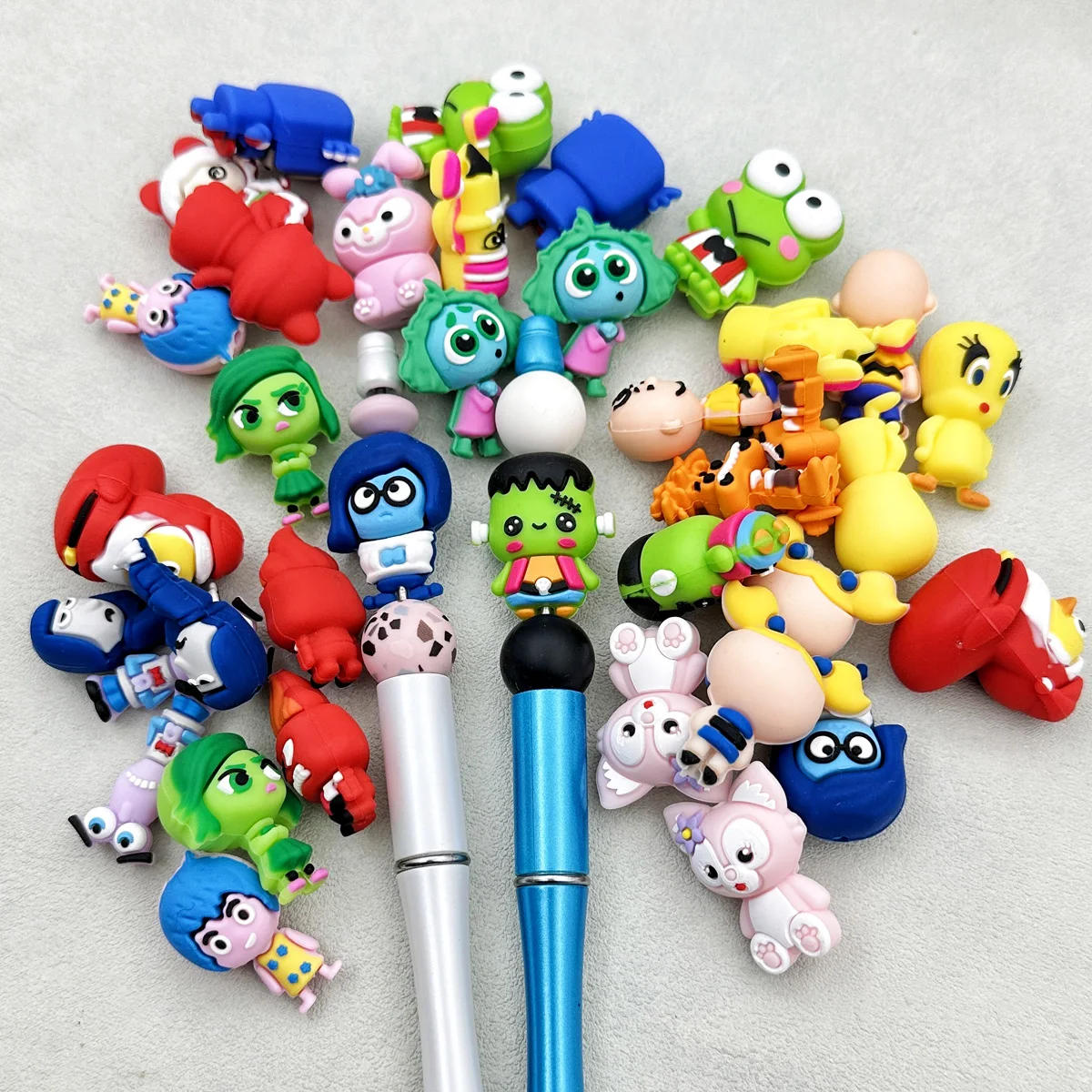 Description Picture 4 of item10PCS 3D Silicone Bead Trend Silicone Beads Baby Pendant Toy DIY String Pen Beads Nipple Chain Jewelry Handmade Accessories