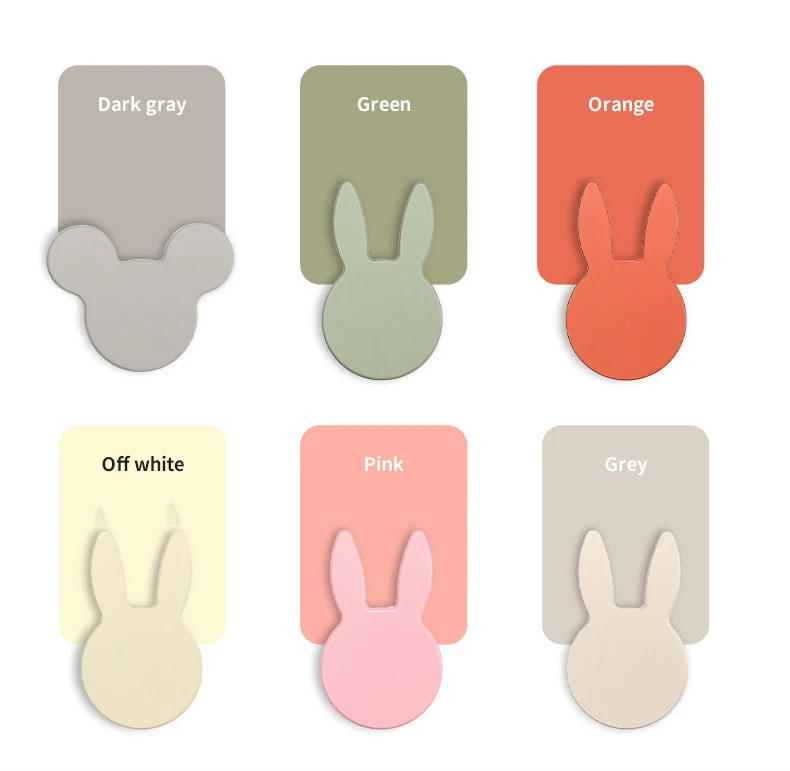 Description Picture 6 of itemSimple and Creative Color Cute Animal Cartoon Children's Room Handle Aluminum Alloy Small Handle Cabinet Wardrobe Door Handle