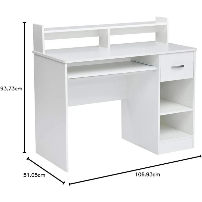 Description Picture 6 of itemComputer Desk Table Free Shipping Homework and School Studying Writing Desk for Student With Storage Office Furniture