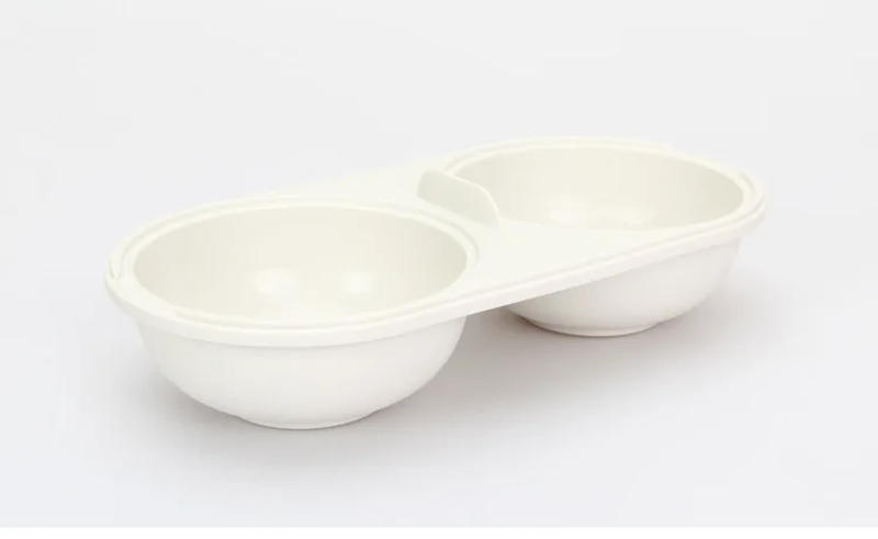 Description Picture 5 of itemMicrowave Egg Poacher Food Grade Cookware Double Cup Egg Boiler Kitchen Steamed Egg Set Microwave Ovens Cooking Tools