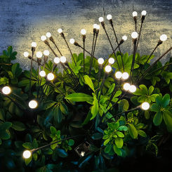 Firefly Solar Outdoor Lamp Waterproof Firefly Swaying Lights Decorative Landscape Lighting for Yard Patio and Lawn