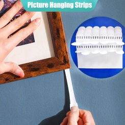 Double Sided Tape Sticker Wall 10/20PCS Sets Damage Free Picture&Frame Hanging Strips Waterproof Self Adhesive Hooks Accessories