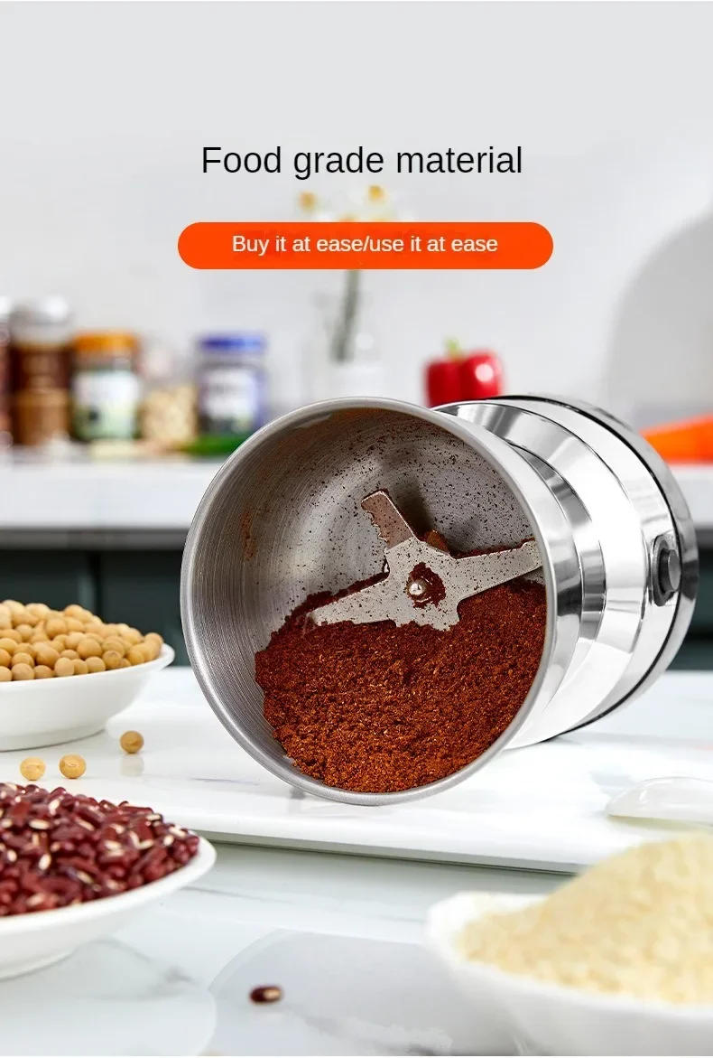 Description Picture 3 of itemElectric Multifunctional New Coffee Grinder Kitchen Cereal Nuts Beans Spices Grains Grinder Machine for Home Coffee Grinder