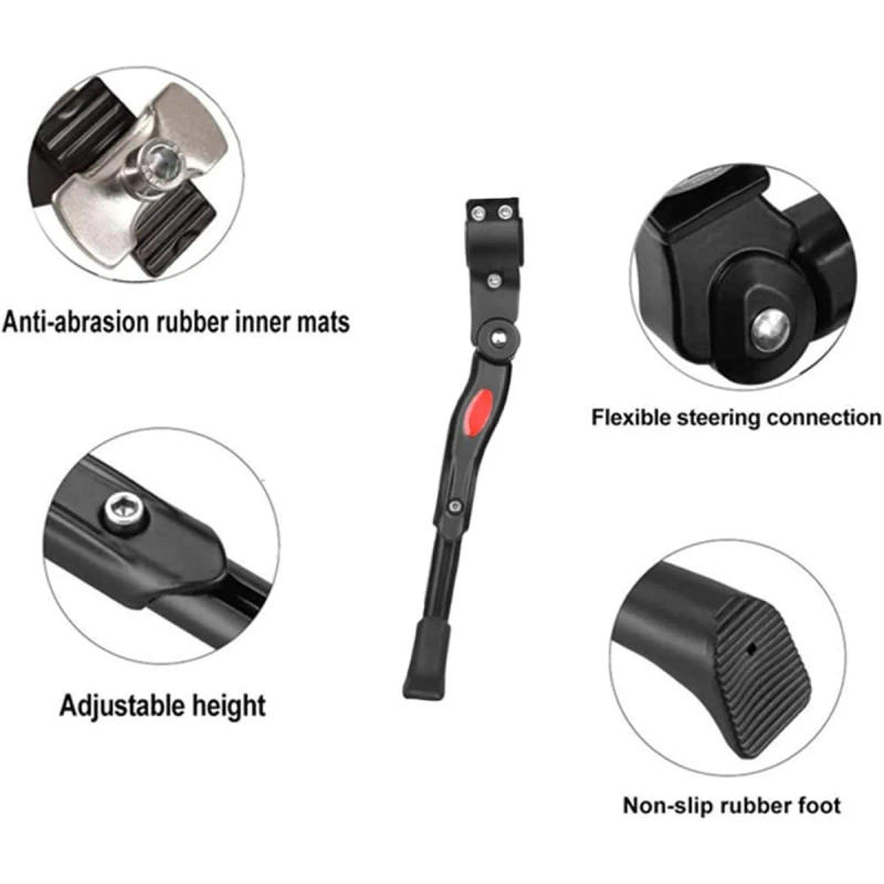 Description Picture 6 of itemBicycle stand leg support 90 ° rotating aluminum alloy mountain bike installation accessories Bicycle side stand foot support