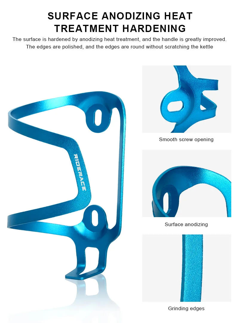 Description Picture 5 of itemBicycle Water Bottle Holder Aluminium Alloy Cycling Bottle Cages Mountain Road Bike Flask Holder Rack MTB Bike Accessories