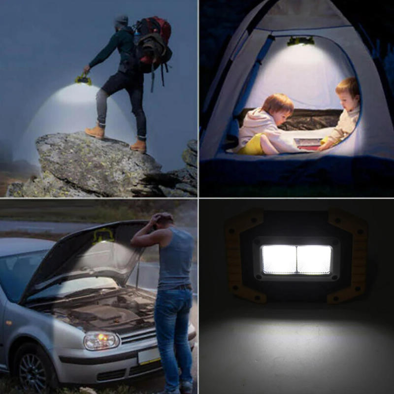 Description Picture 6 of itemPortable COB LED Floodlight 30W Rechargeable Flood light Outdoor lamp lighting flashlight optional purchase 18650 battery