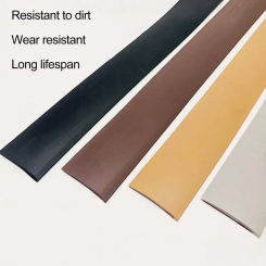10/15mm Floor Transition Strip Self-Adhesive Waterproof PVC Cuttable Sealing Carpet To Tile Floor Doorway Threshold Strip Home